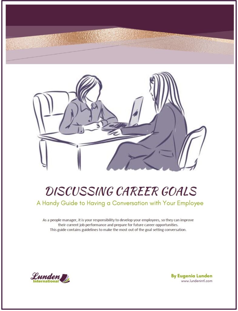 Learning Solution: Discussing Your Career Goals with Your Employee Guide