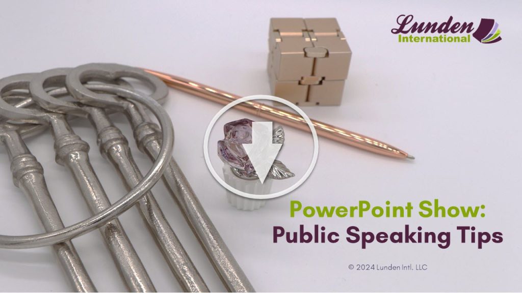 Learning Video: Public Speaking Tips Handout